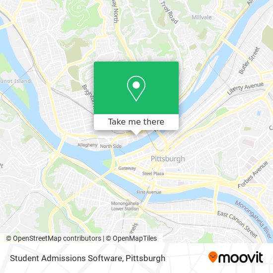 Mapa de Student Admissions Software