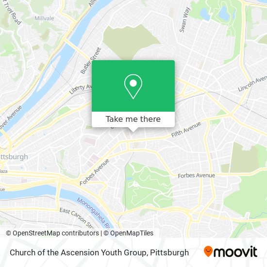 Church of the Ascension Youth Group map