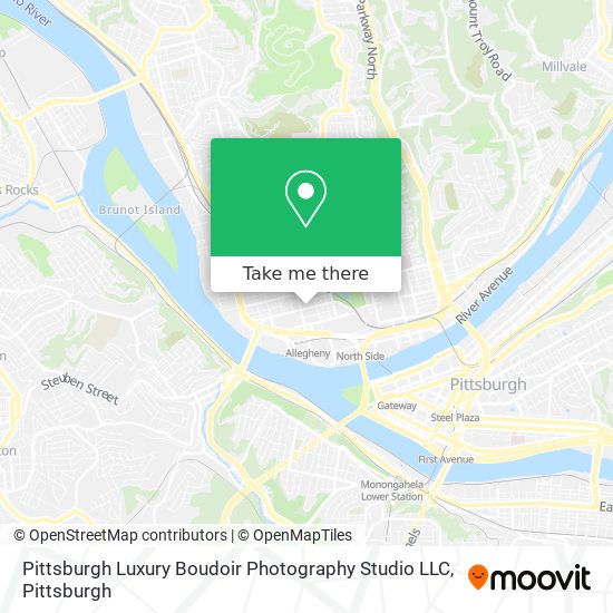 Pittsburgh Luxury Boudoir Photography Studio LLC map