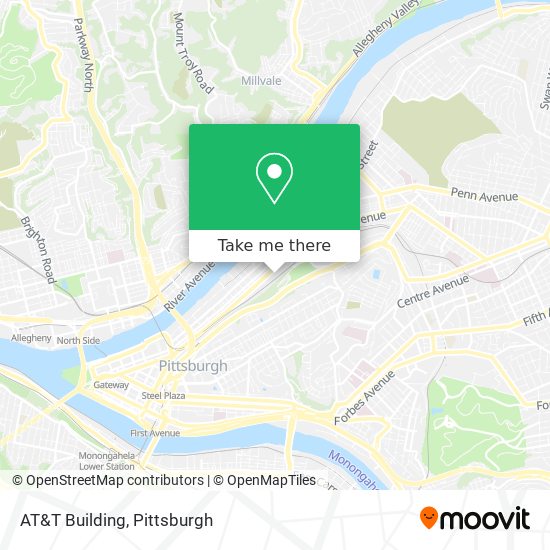 Mapa de AT&T Building