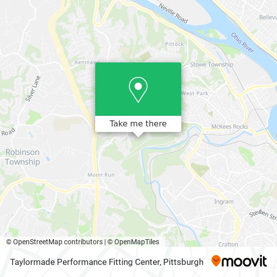 Taylormade Performance Fitting Center map