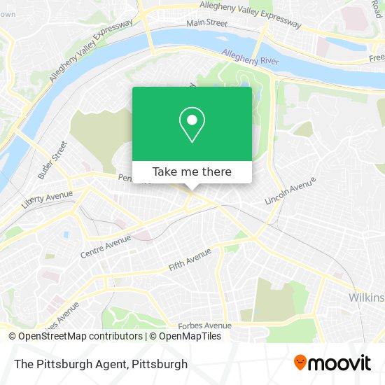 Mapa de The Pittsburgh Agent