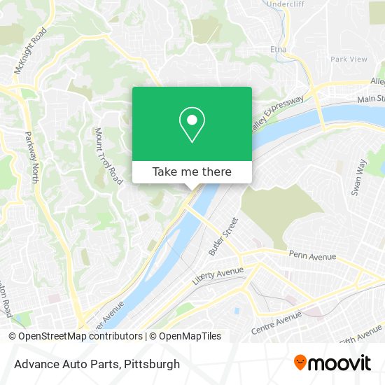 Advance Auto Parts map