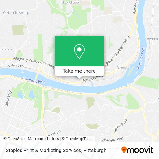 Staples Print & Marketing Services map