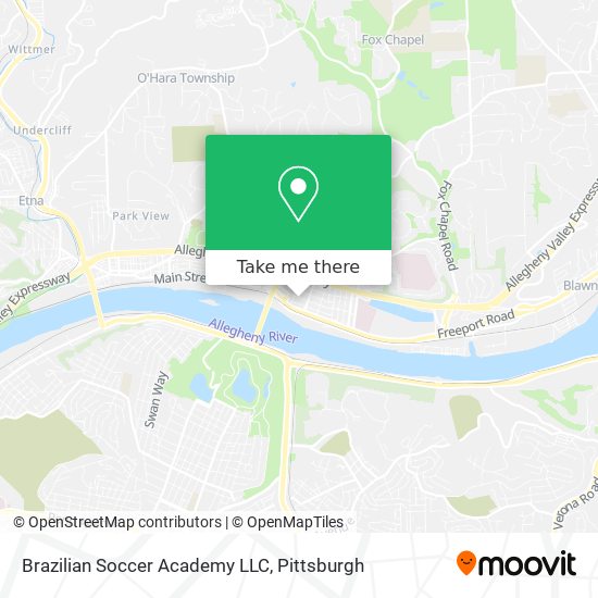 Mapa de Brazilian Soccer Academy LLC