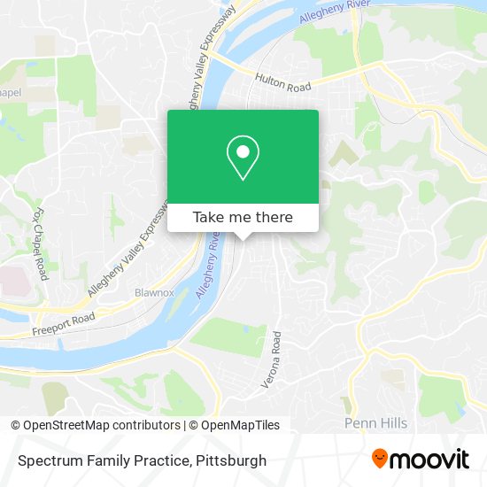 Spectrum Family Practice map