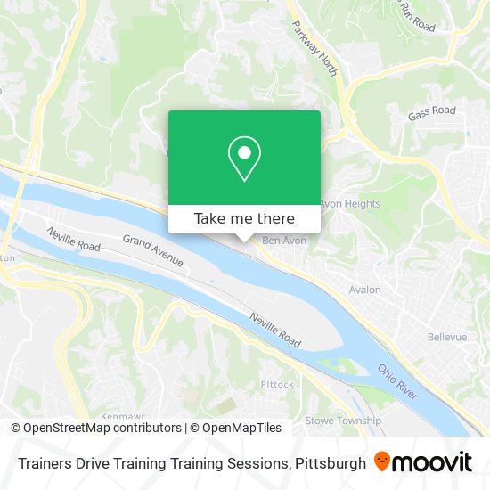 Trainers Drive Training Training Sessions map