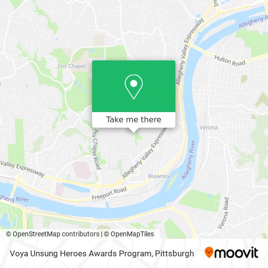 Mapa de Voya Unsung Heroes Awards Program