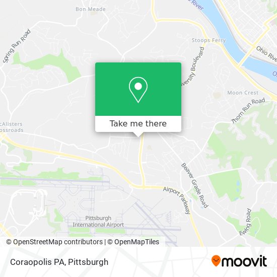 Mapa de Coraopolis PA