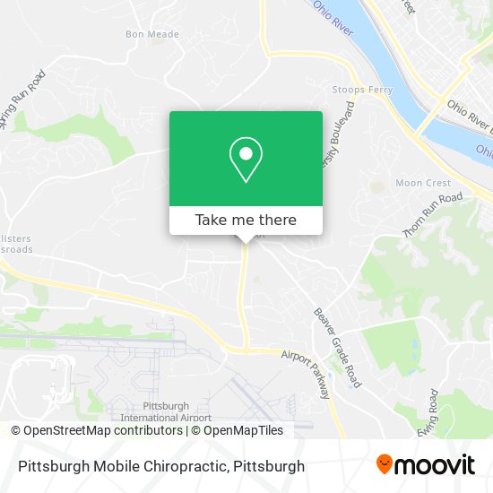 Mapa de Pittsburgh Mobile Chiropractic