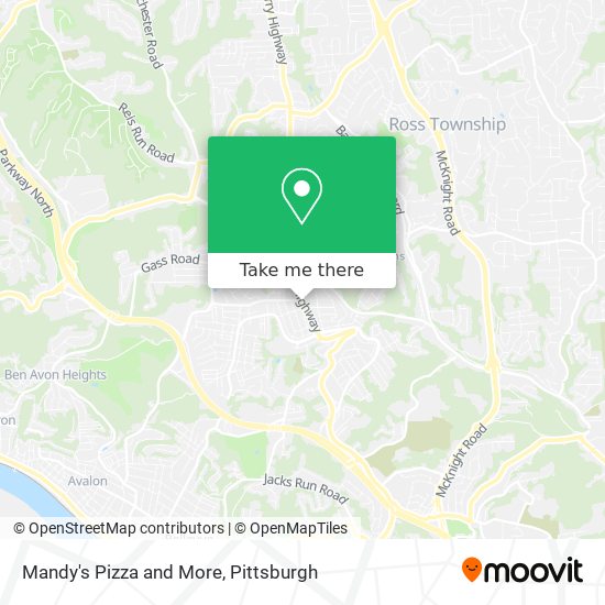 Mandy's Pizza and More map