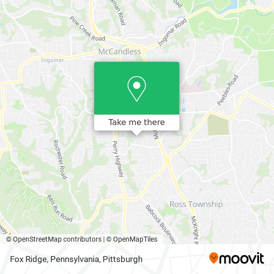 Fox Ridge, Pennsylvania map