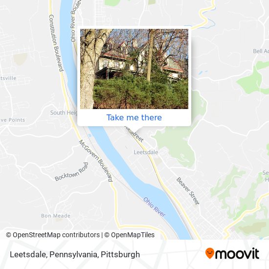 Leetsdale, Pennsylvania map