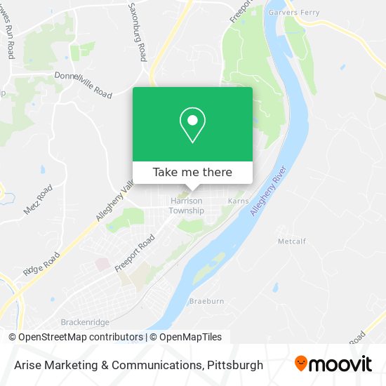 Mapa de Arise Marketing & Communications