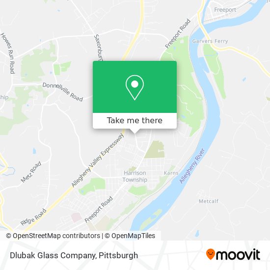 Dlubak Glass Company map