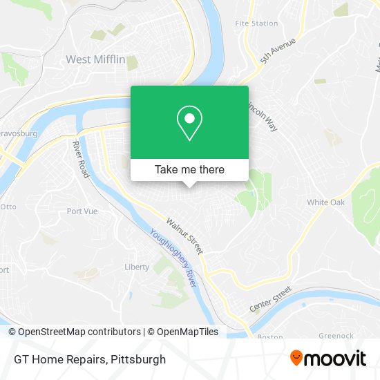 GT Home Repairs map