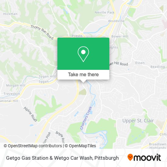 Mapa de Getgo Gas Station & Wetgo Car Wash