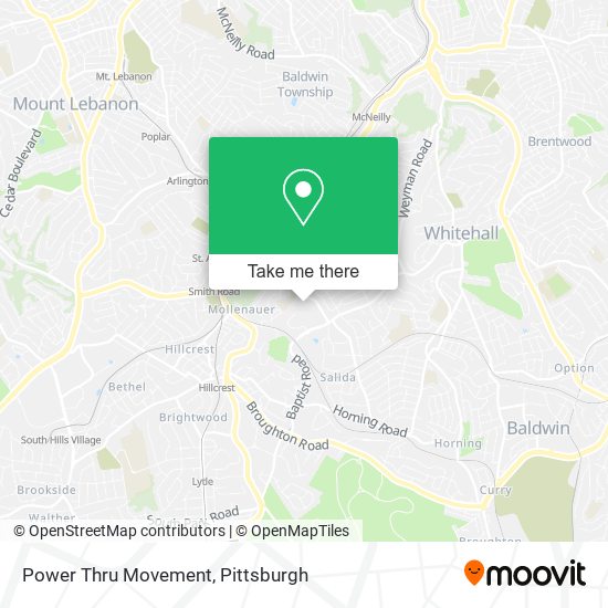 Power Thru Movement map