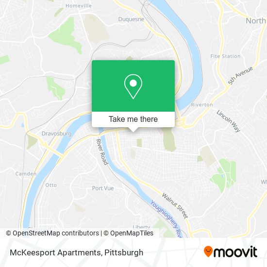 Mapa de McKeesport Apartments