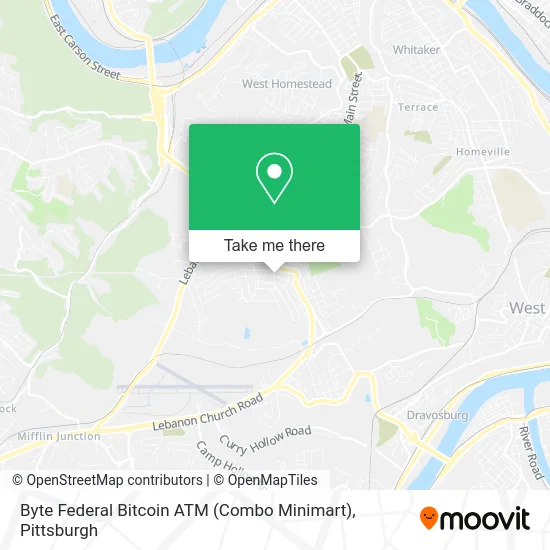 Byte Federal Bitcoin ATM (Combo Minimart) map