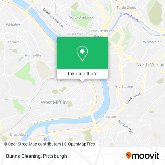 Bunns Cleaning map