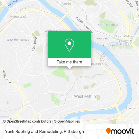 Mapa de Yunk Roofing and Remodeling