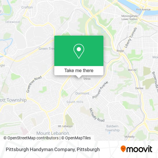 Pittsburgh Handyman Company map