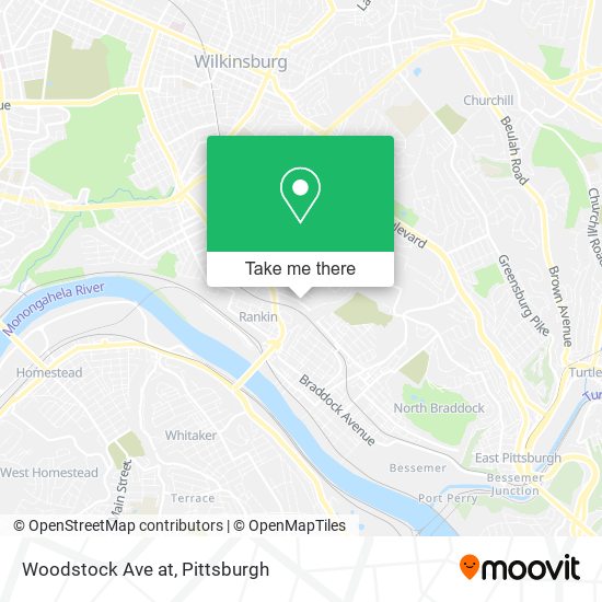 Mapa de Woodstock Ave at