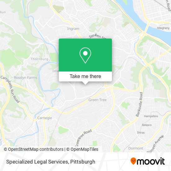 Specialized Legal Services map