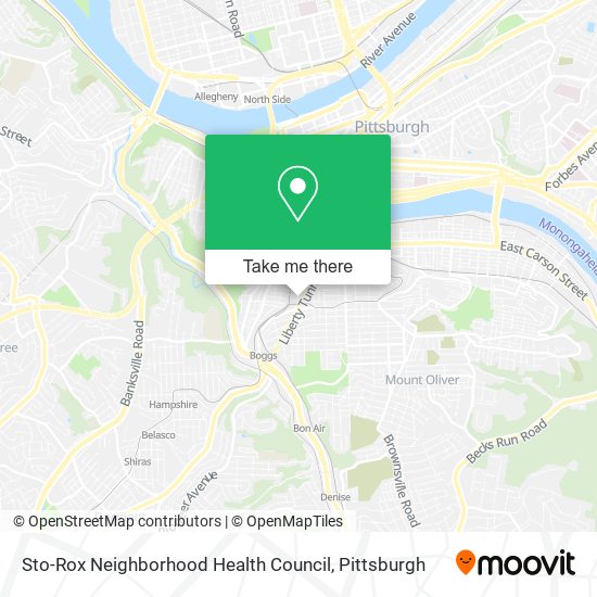 Sto-Rox Neighborhood Health Council map