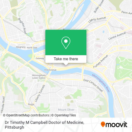 Dr Timothy M Campbell Doctor of Medicine map