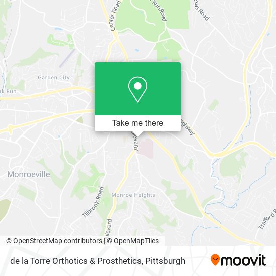 de la Torre Orthotics & Prosthetics map