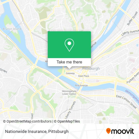 Nationwide Insurance map