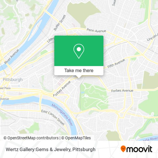 Wertz Gallery:Gems & Jewelry map