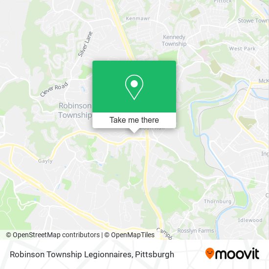 Mapa de Robinson Township Legionnaires