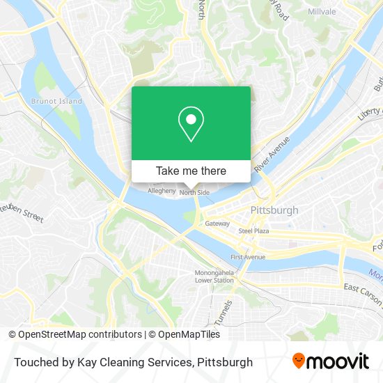 Touched by Kay Cleaning Services map