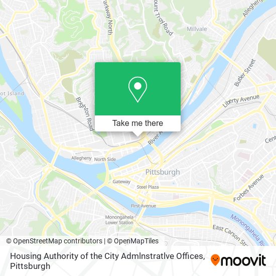 Housing Authority of the City Admlnstratlve Offices map