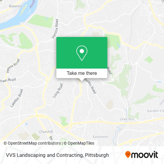 VVS Landscaping and Contracting map