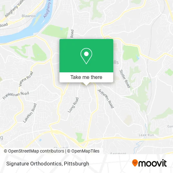 Mapa de Signature Orthodontics