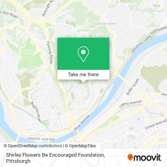 Mapa de Shirley Flowers Be Encouraged Foundation