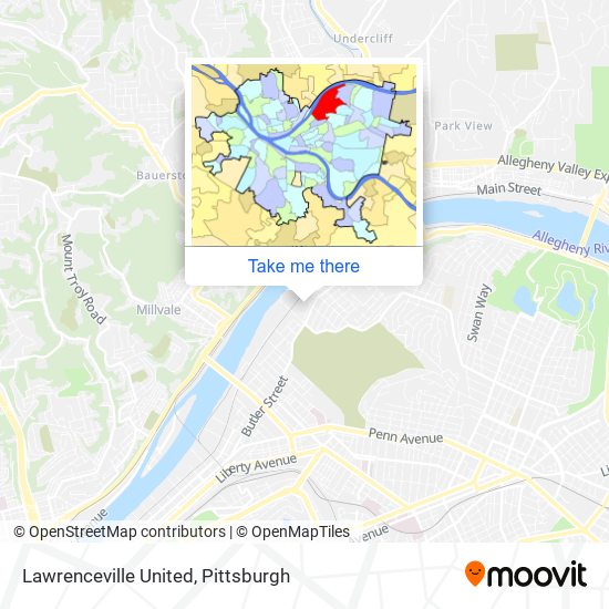 Lawrenceville United map