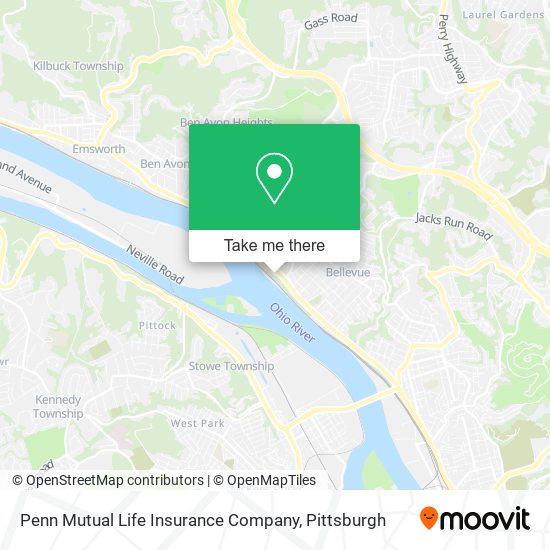 Mapa de Penn Mutual Life Insurance Company