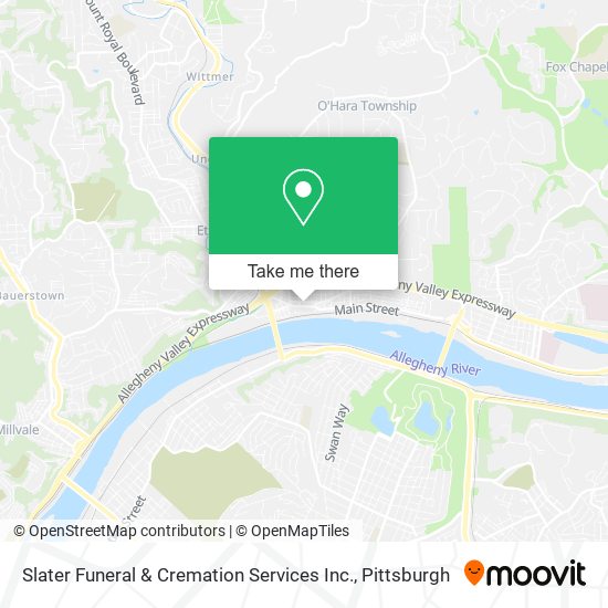 Slater Funeral & Cremation Services Inc. map