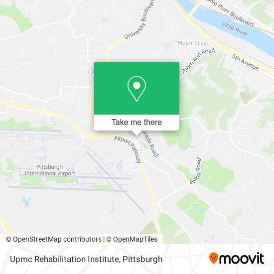 Upmc Rehabilitation Institute map