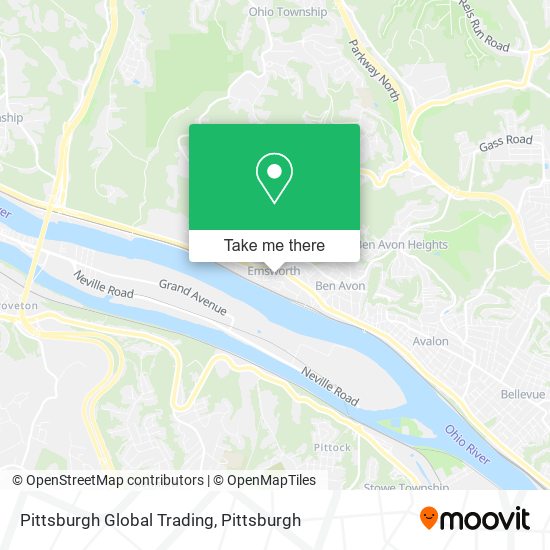 Pittsburgh Global Trading map