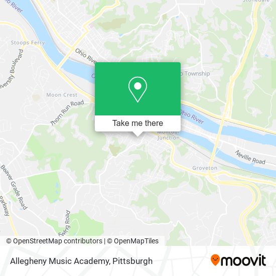 Allegheny Music Academy map