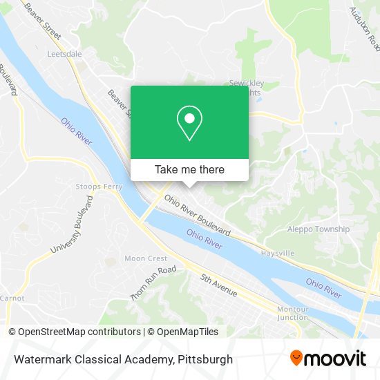 Mapa de Watermark Classical Academy