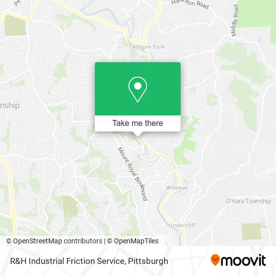 R&H Industrial Friction Service map