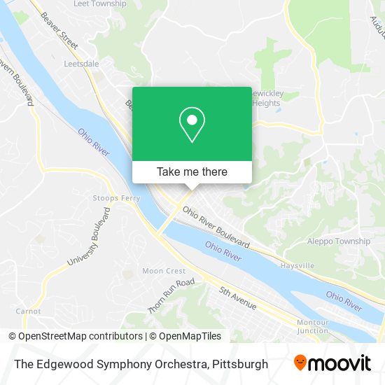 The Edgewood Symphony Orchestra map