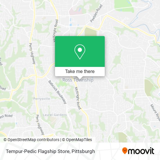 Tempur-Pedic Flagship Store map